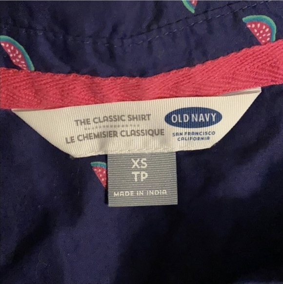Old Navy Watermelon Button-down Shirt - Picture 3 of 4